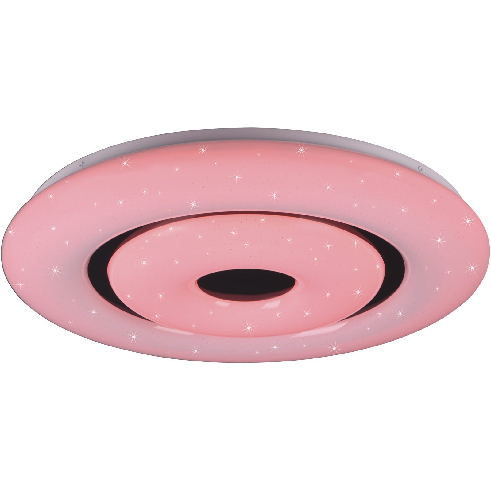 LED-RGBW-Deckenleuchte - weiß-schwarz - Ø 50 cm