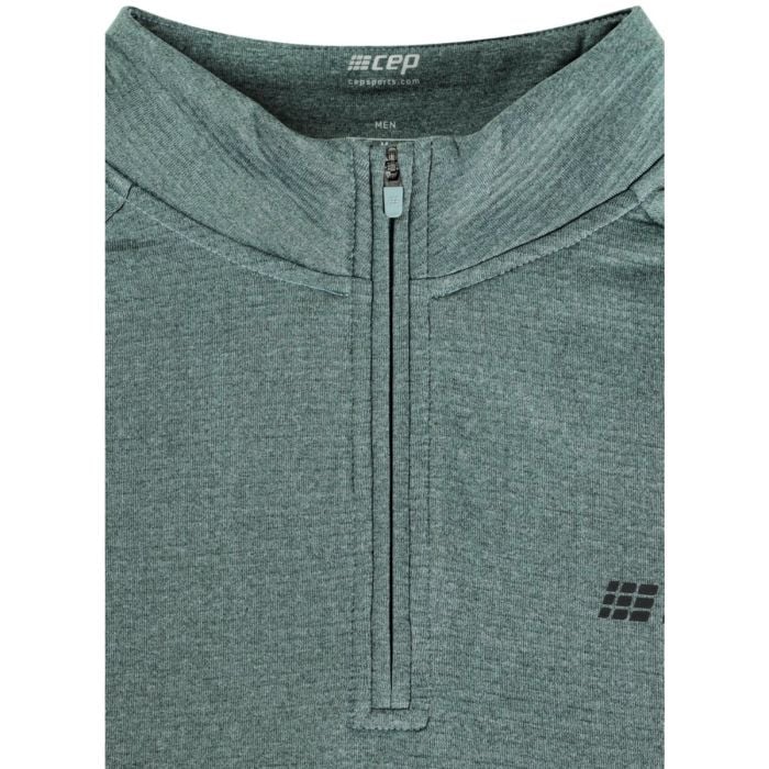 CEP Herre Mellemlag Cold Weather Zip LS Shirt Grå