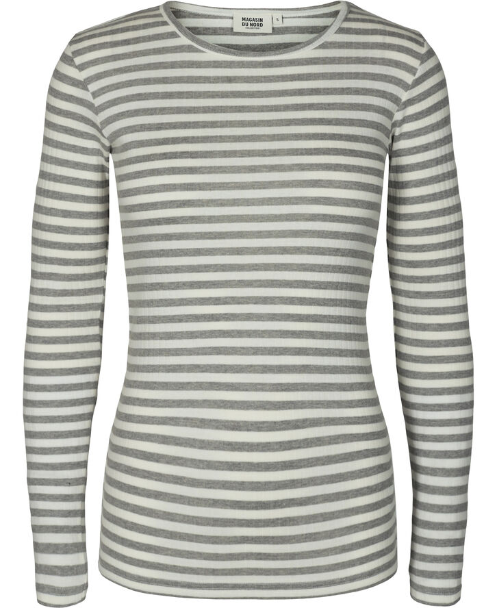 Magasin du Nord Collection Milla 1G Light grey mel / star white stripe