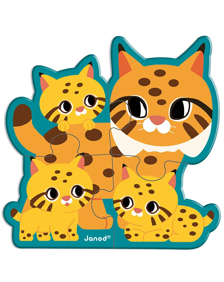 Janod-WWF® Puzzle TIERE 20-teilig aus Holz