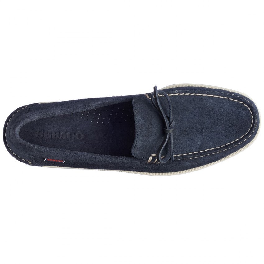 DOCKSIDES SCHOODIC BEAT OUT Blue Navy-Mocassins pour homme en cuir suede