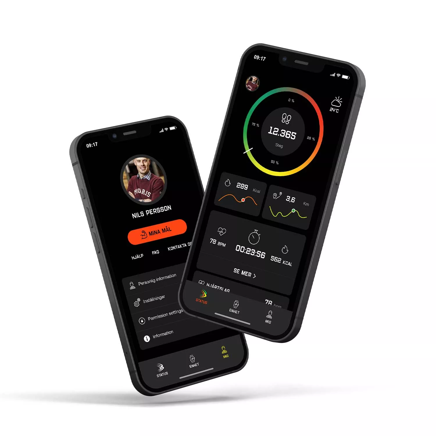 Spintso Smartwatch S1 Dommerur SPT160-BL