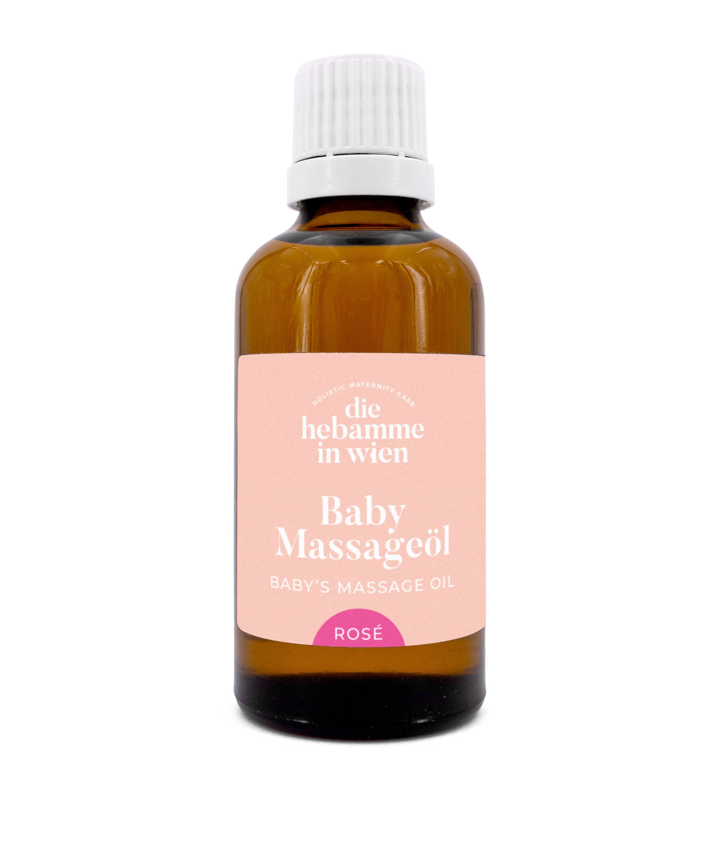 DIE HEBAMME IN WIEN Babymassageöl Rose