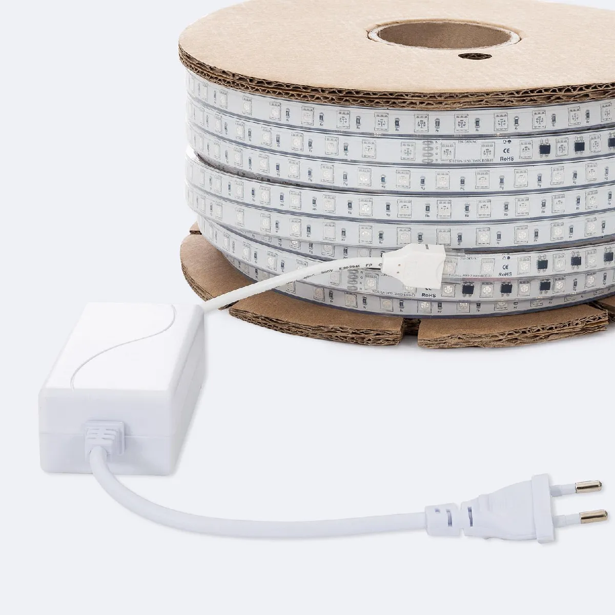 Ledkia Bobine Ruban LED RGB SMD5050 IP67 50m