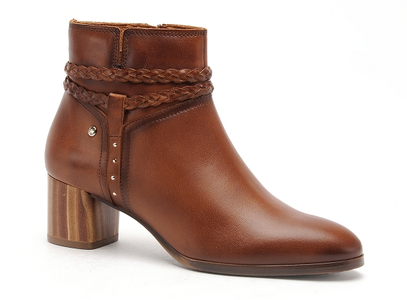 Pikolinos boots bottine talons femme w1z8521 marron