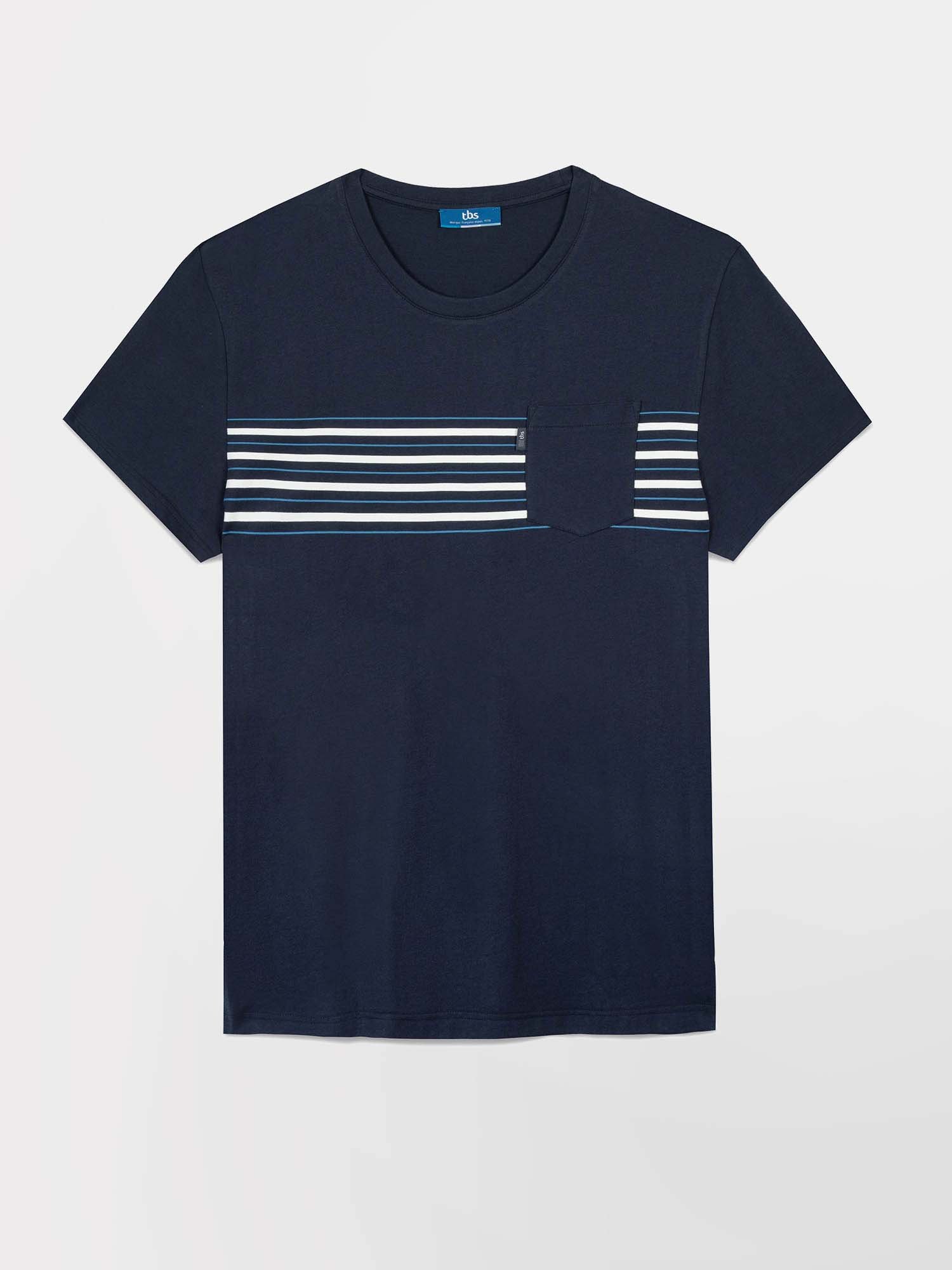Tee Shirt Homme Coton Biologique Marine