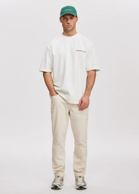 T-shirt met logo off-white (WIT.O)