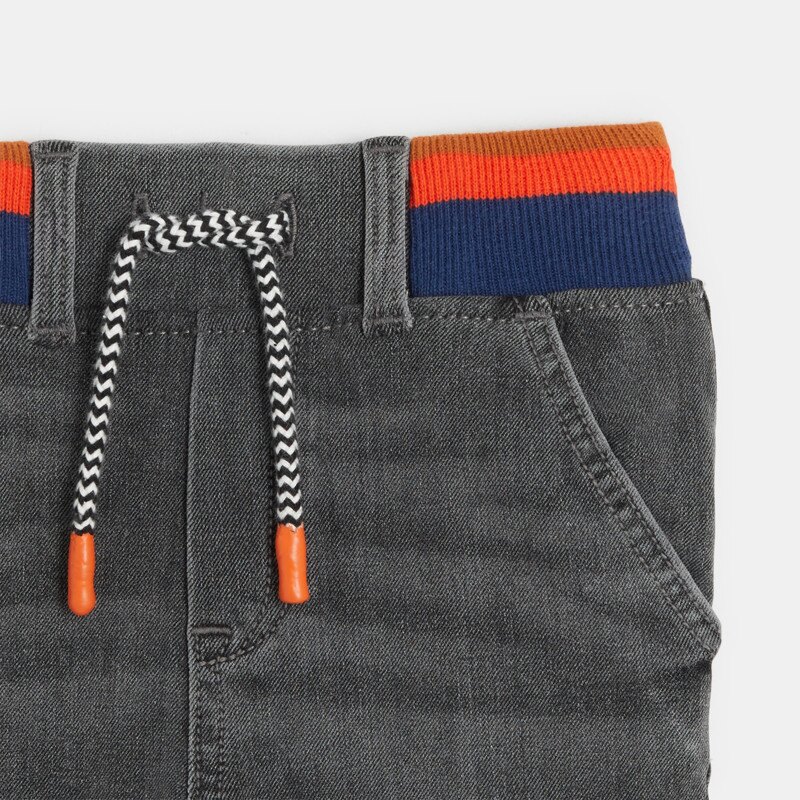 Jean droit bébé garçon denim gris Catimini Gris ou noir