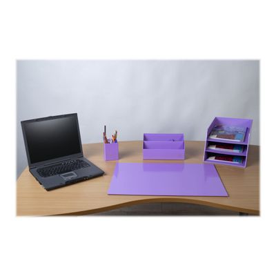 Exacompta Aquarel - Trieur vertical / porte-lettres - 3 compartiments - mauve