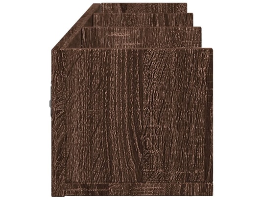 VIDAXL - Elément suspendu Armoires murales 2pcs chêne marron 75x18x16,5cm bois ingénie...