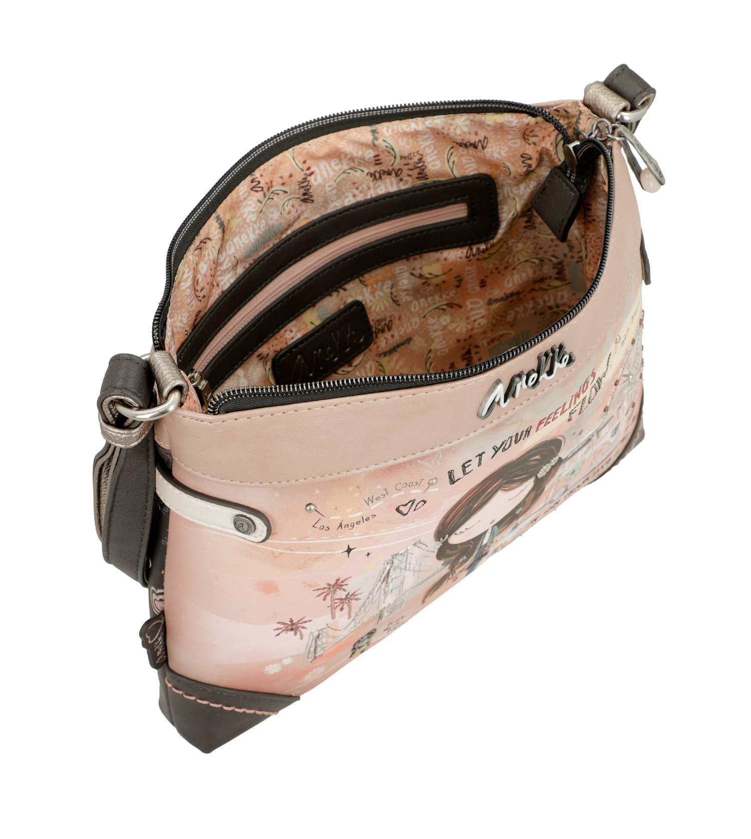 Anekke Crossbody Tasche rose beige