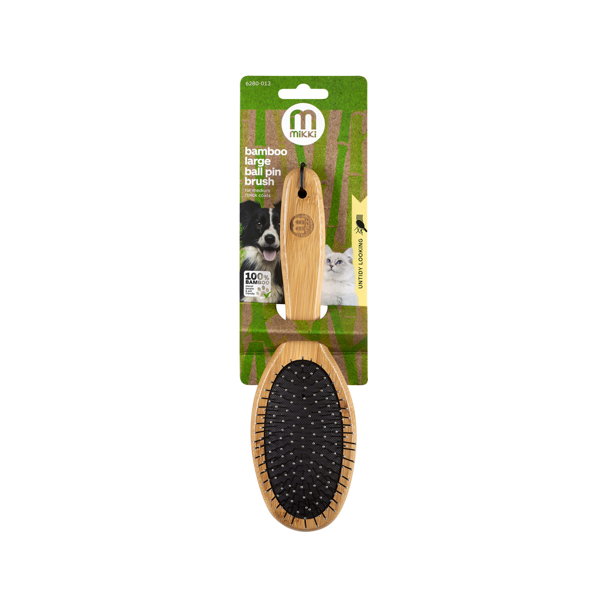 Mikki Bamboo Ball Pin Brush