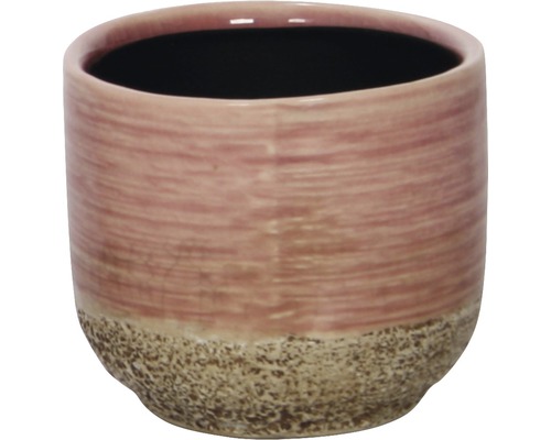 Becca halfronde plantenbak, 7 cm hoog, roze