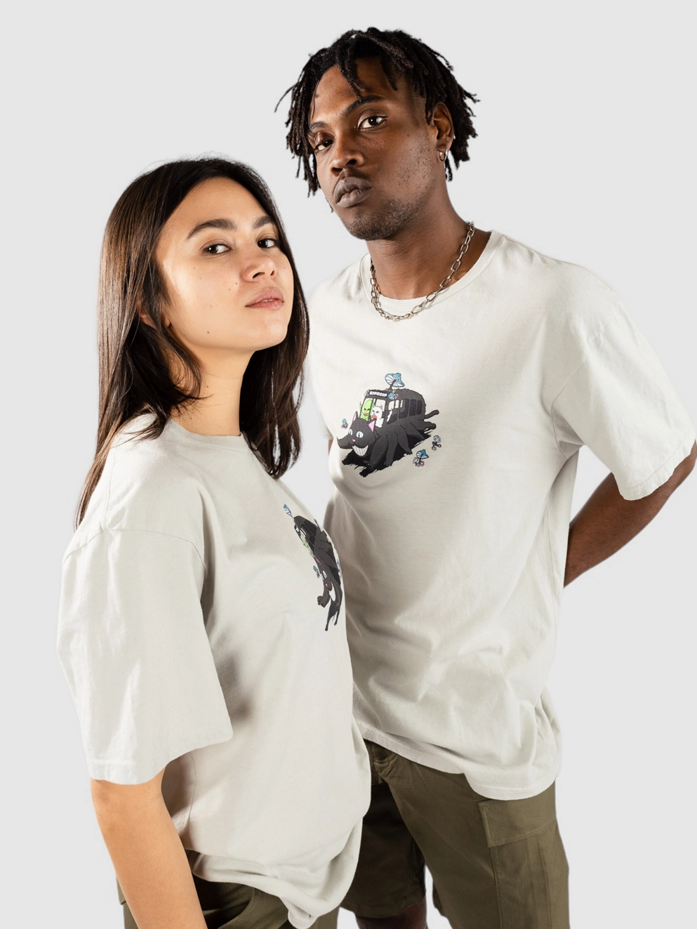 RIPNDIP Adventure Bus T-Shirt grey