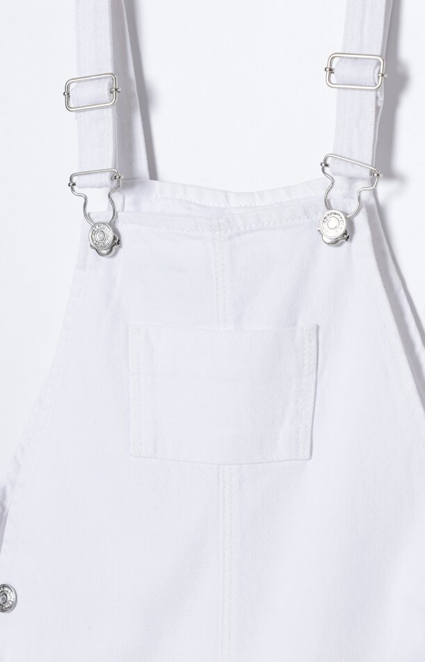 Macacão jeans - Branco