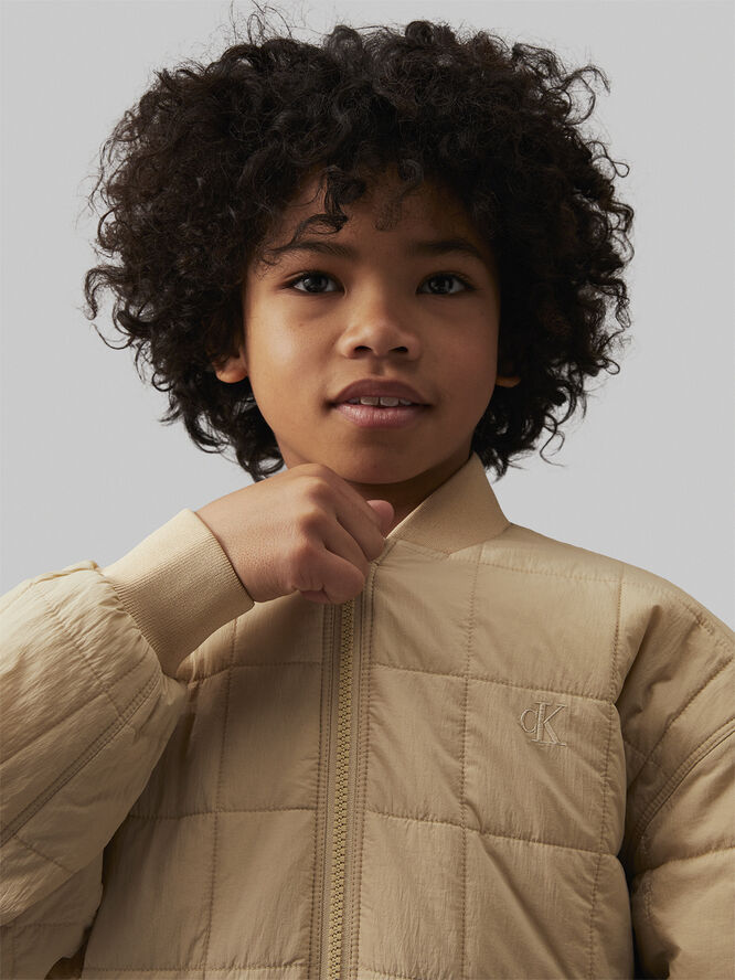 Calvin Klein QUILTED ZIPPED BOMBER Rae