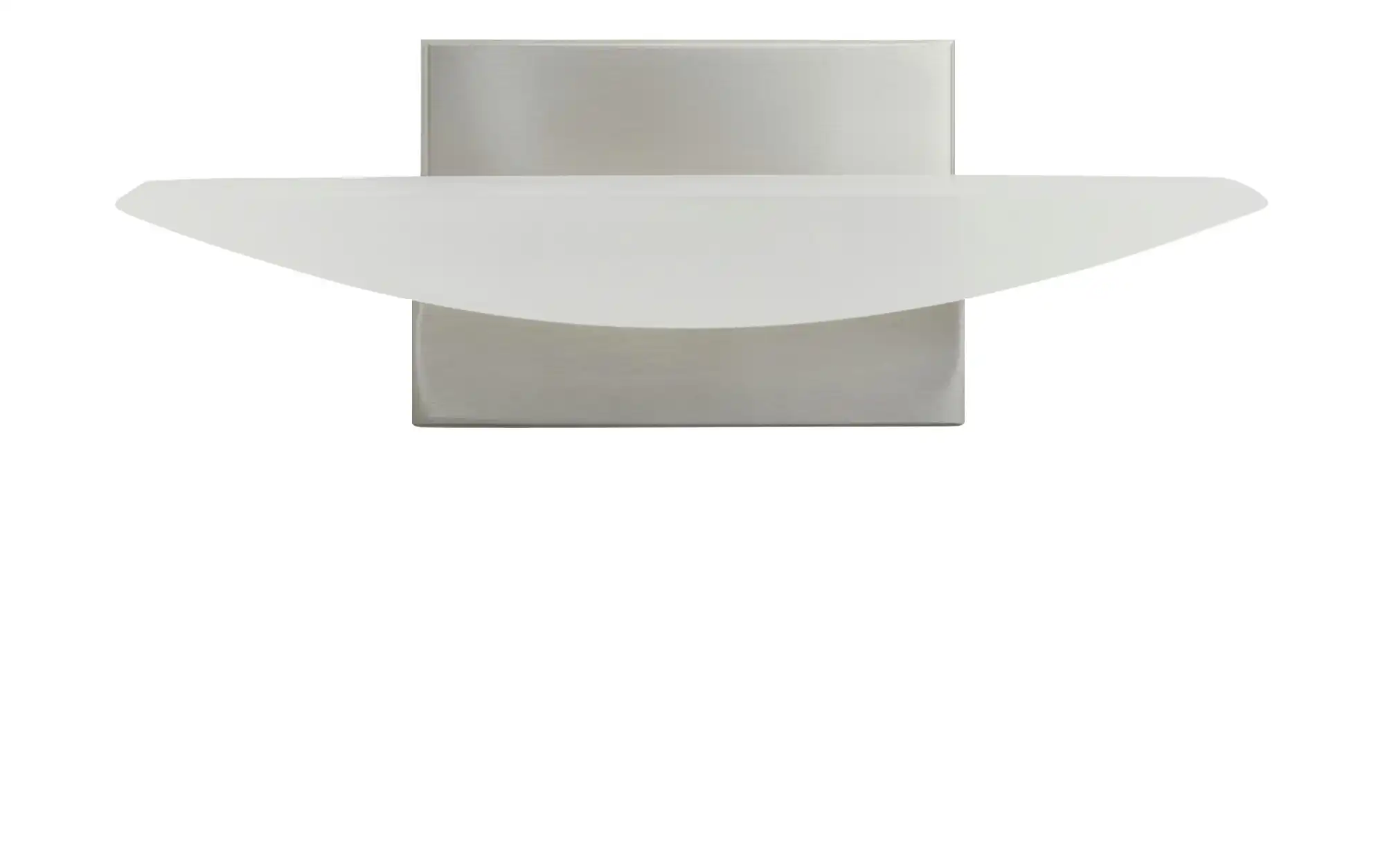 Fischer-Honsel LED-Wandleuchte, Nickel-matt mit Taster