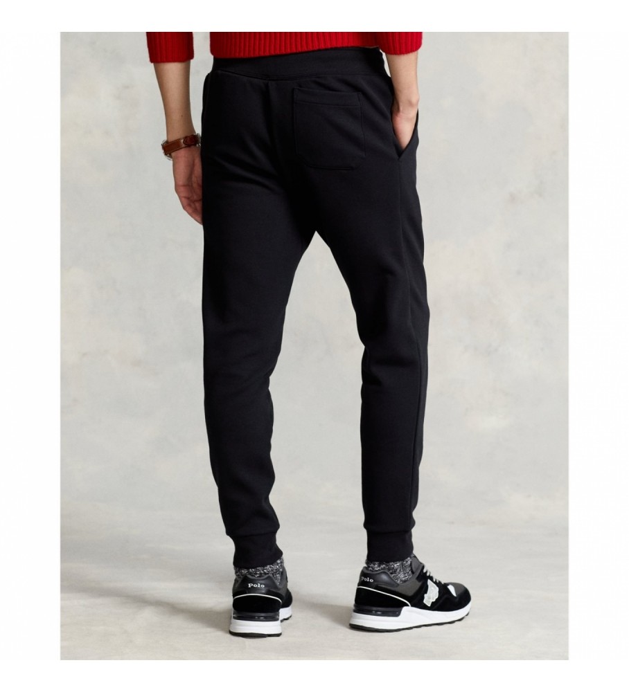 Calça jogger Ralph Lauren Double-Knit preta