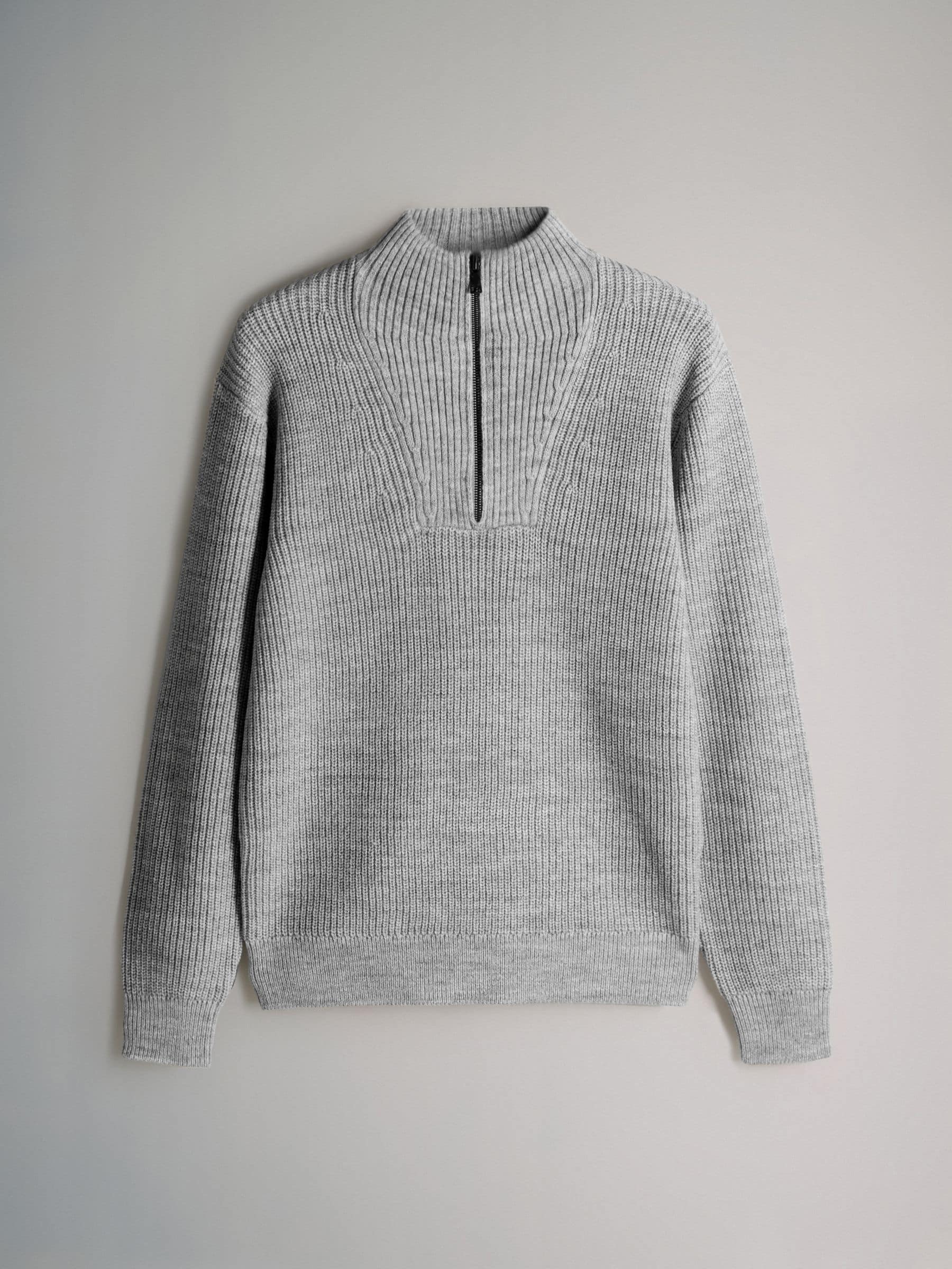 The Set 2 Pack Cable Knit and Zip Neck Jumpers