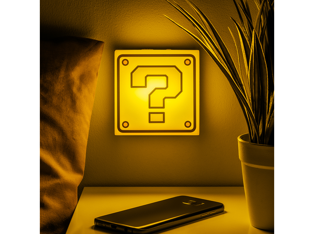LUZ SUPER MÁRIO QUESTION BLOCK
