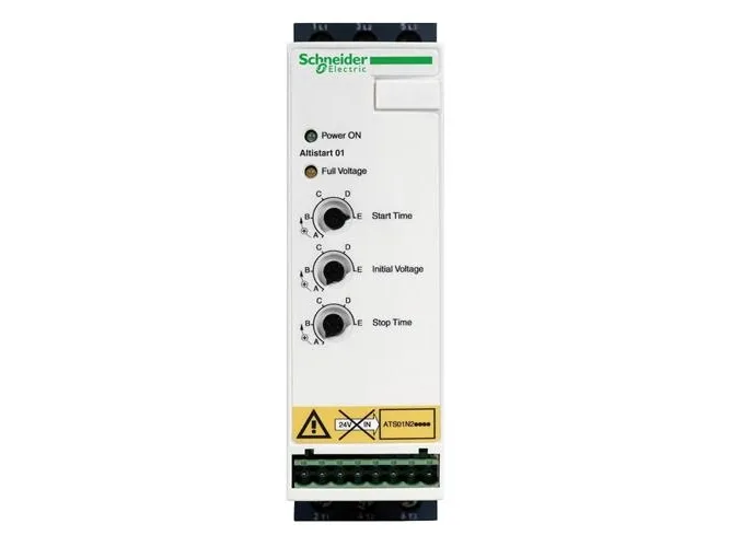 SCHNEIDER ELECTRIC Softstarter 32A, 3 faset regulering380-415V, 15kWMed indbygget bypass