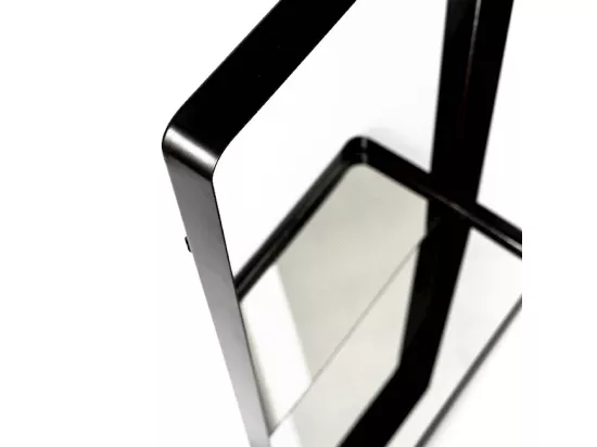 Miroir Mur Recife - Gris, noir