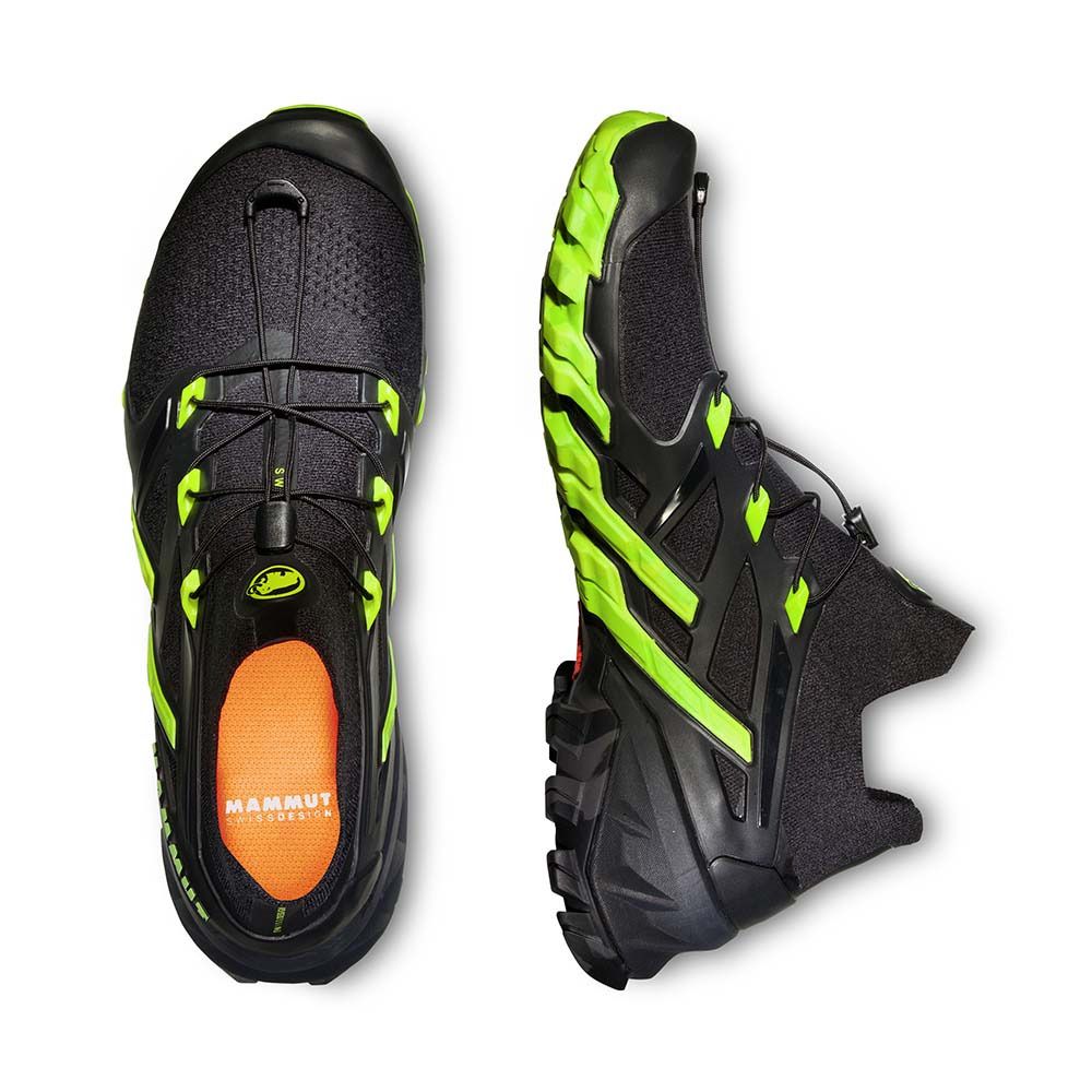 Mammut AEGILITY PRO - Chaussures de randonné Homme black/highlime