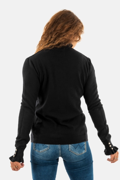 Pull hiver la petite etoile solferino 00 noir