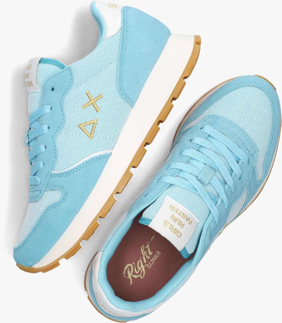 SUN68 blauwe sun68 lage sneakers ally glitter
