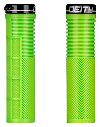 Paire de Grips Deity Knuckleduster 132 mm Vert