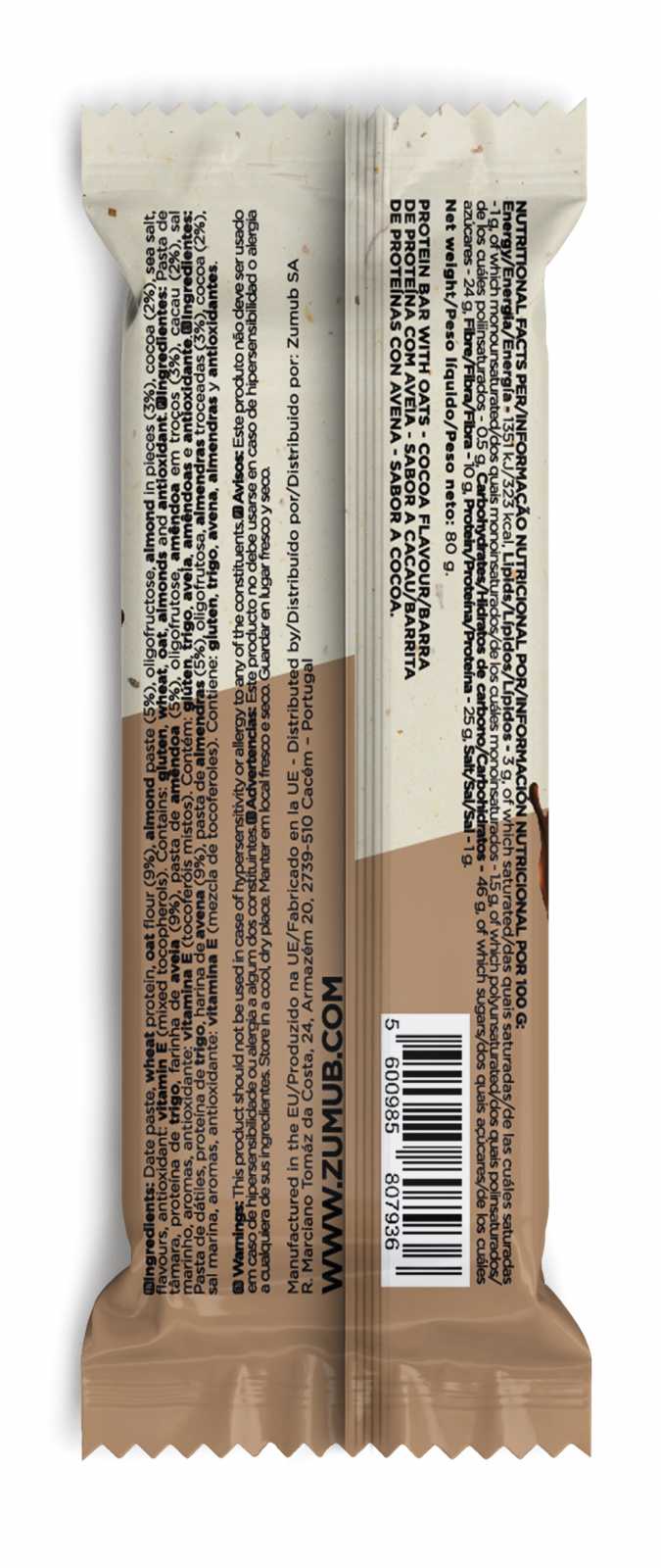 Zumub Healthy Break Avelã e Aveia 80g