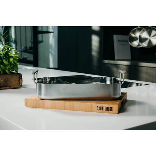 Skottsberg Braadslede met rooster Stainless Steel
