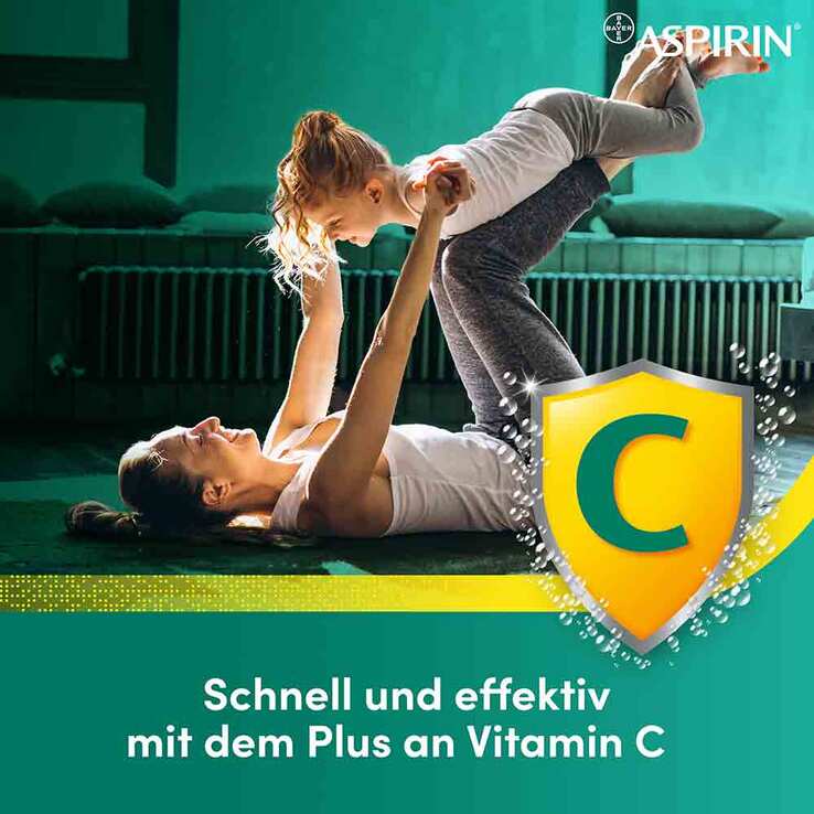 Aspirin plus C forte 800 mg / 480 mg Brausetabletten, 10 St