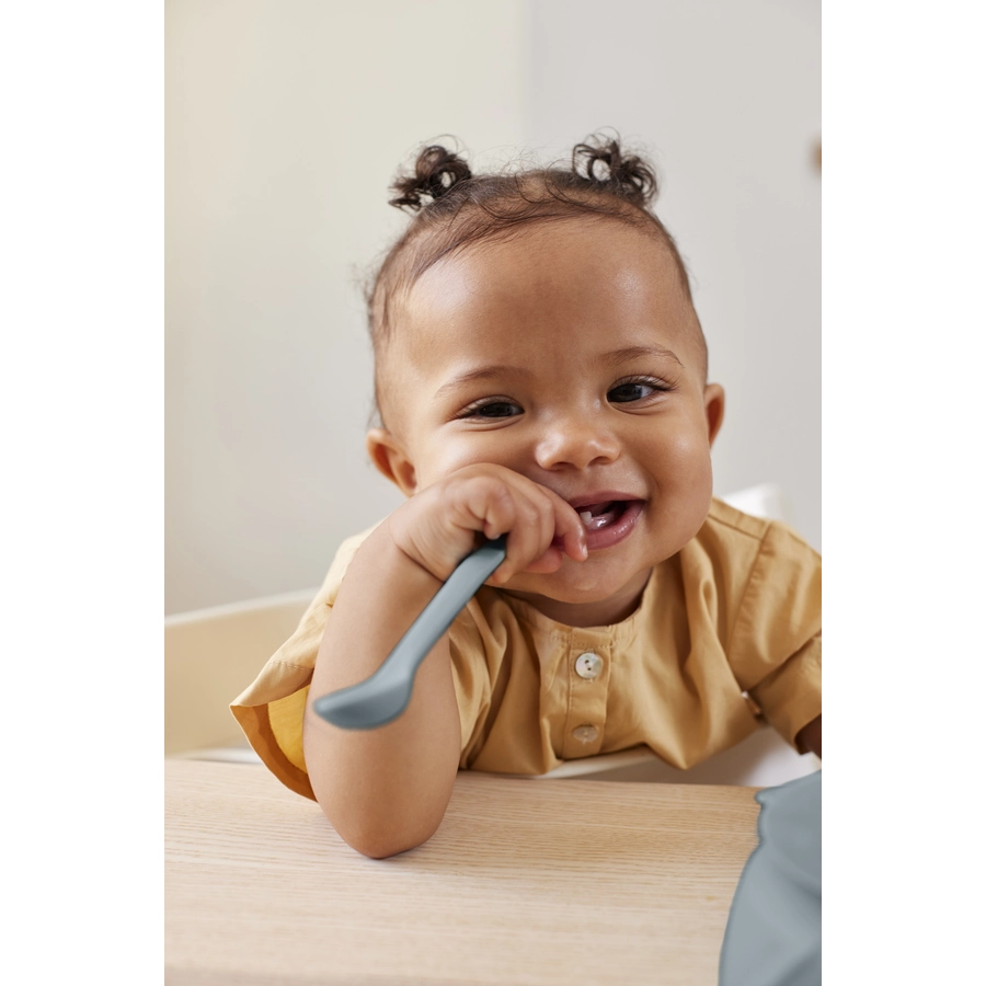 everyday® baby Silikonlöffel 2 Stück, harmony green