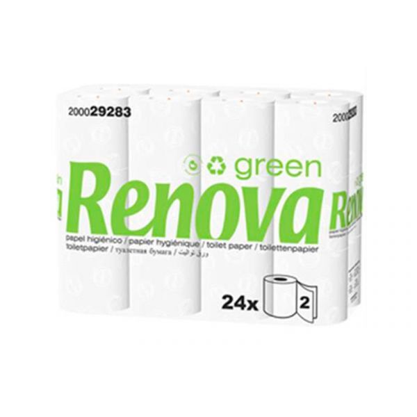 Renova Green Papel Higienico 2Fls Pack 24 16,5mts