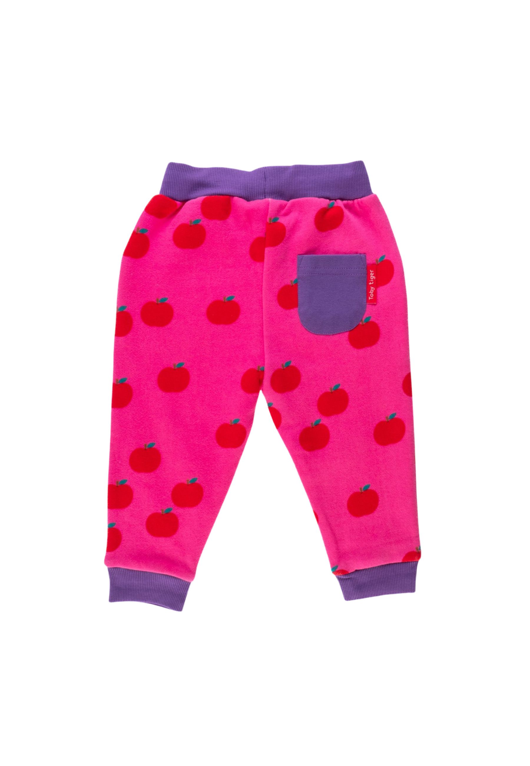 Toby Tiger Jogger mit Apfel Print