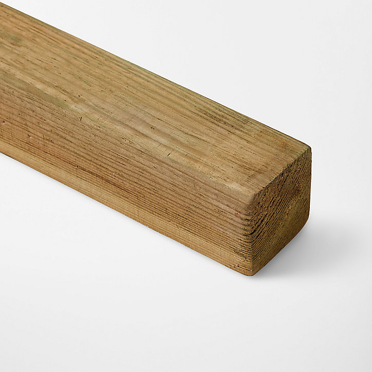 Poteau bois Ombrone vert 4,5 x 4,5 x h.80 cm