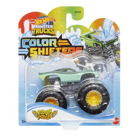 Hot Wheels Monster Trucks 1:64 Color Shifters Sortiment, 1 Stück, 5-fach sortiert