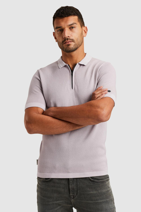 Cast Iron paarse heren polo