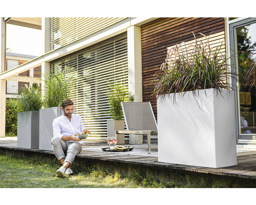 Lechuza Canto Stone kamerverdeler, 82 x 37 x 75,6 cm, kwartswit