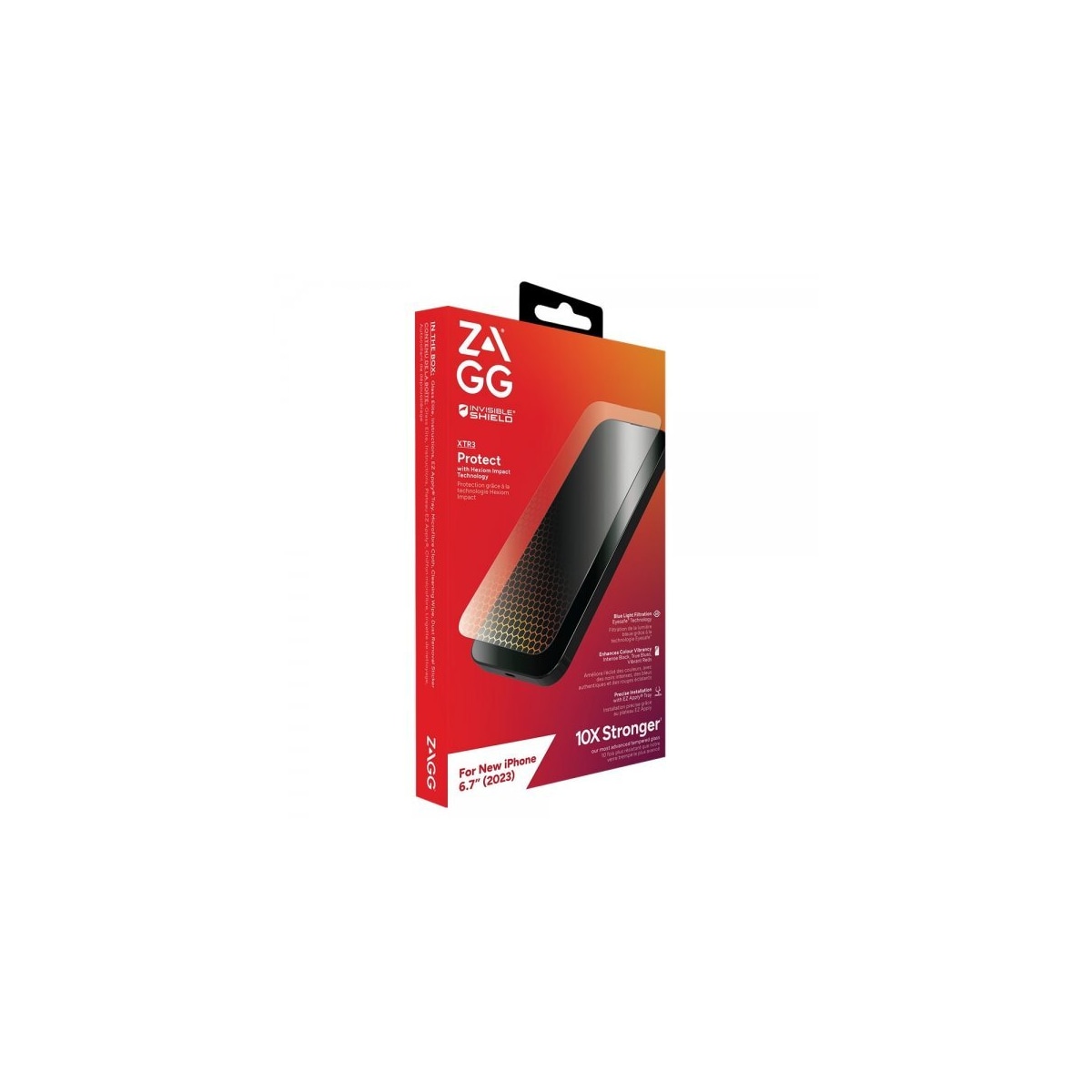 ZAGG InvisibleShield iPhone 15 Plus Skjermbeskytter Glass XTR3
