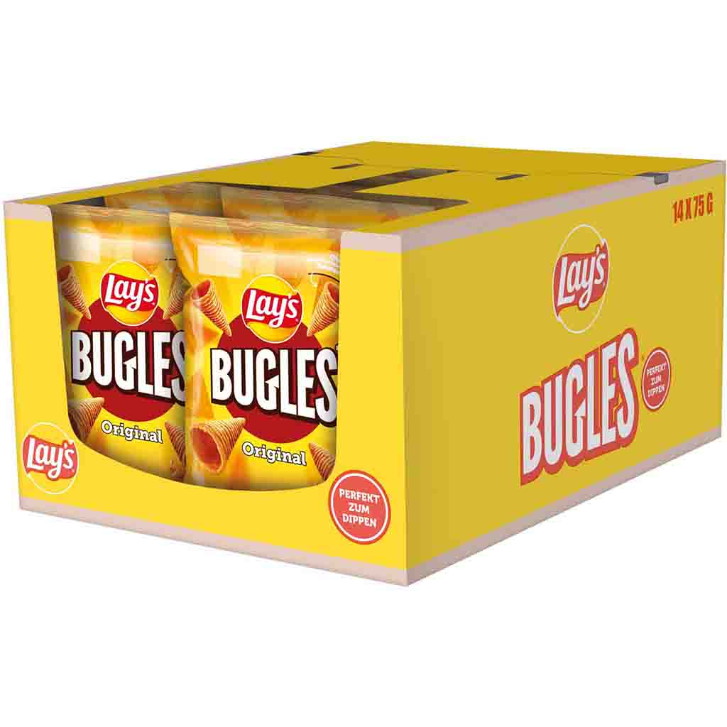 Lays Bugles Original Mais-Snack 75g MHD:16.3.25