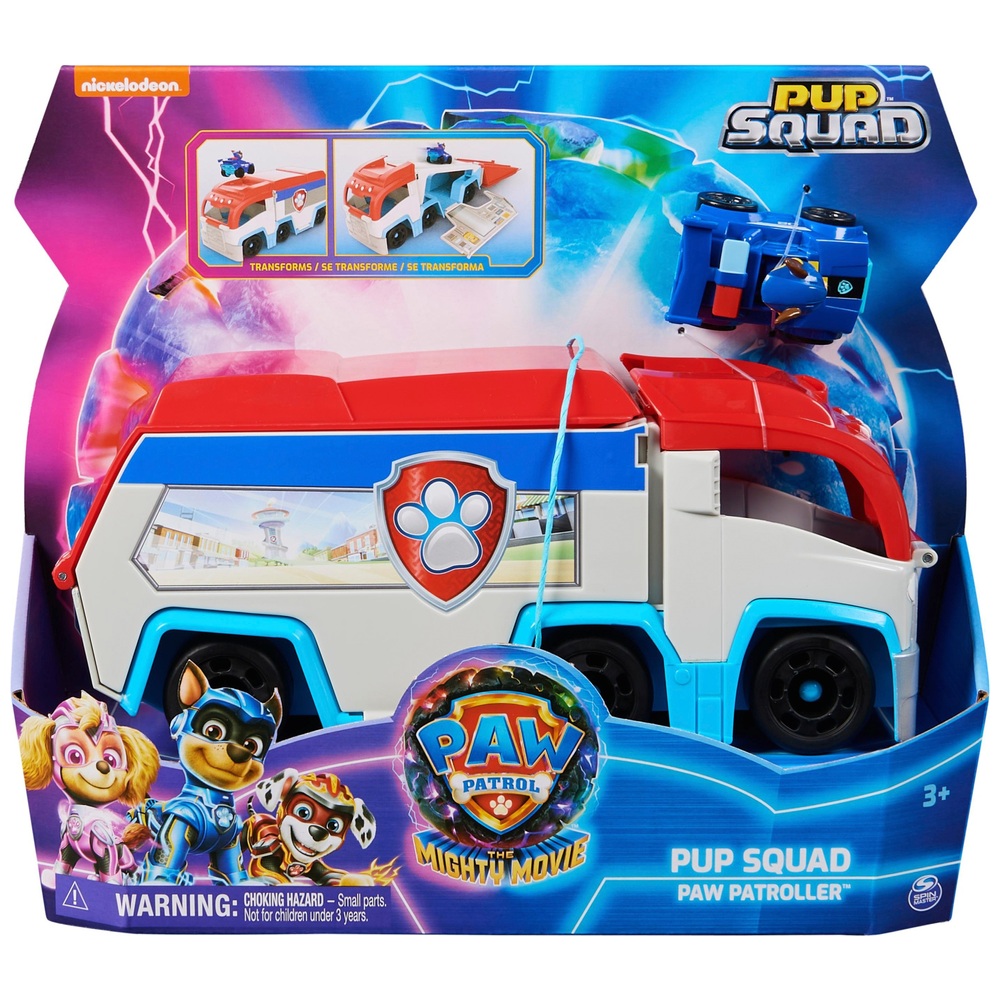 PAW Patrol Welpen-Trupp Patroller mit Chase Squad Rennwagen Spielzeugset
