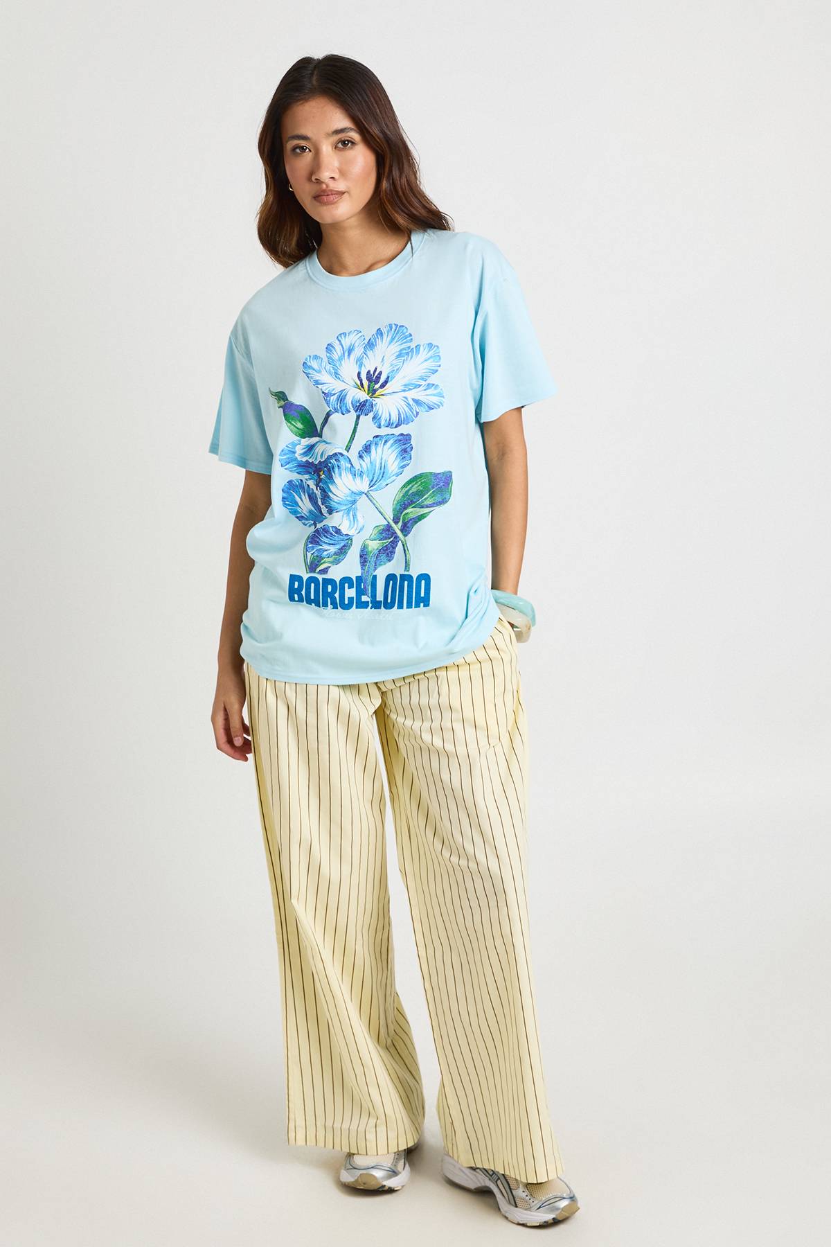 boohoo T-shirt Imprimé Floral Barcelona