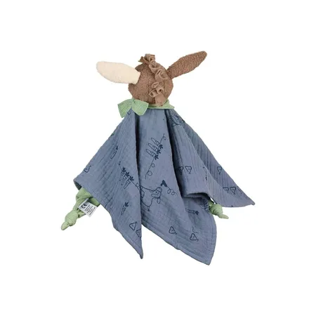 Sterntaler Schmusetuch Esel Emmilius in Mittelblau, 35 cm
