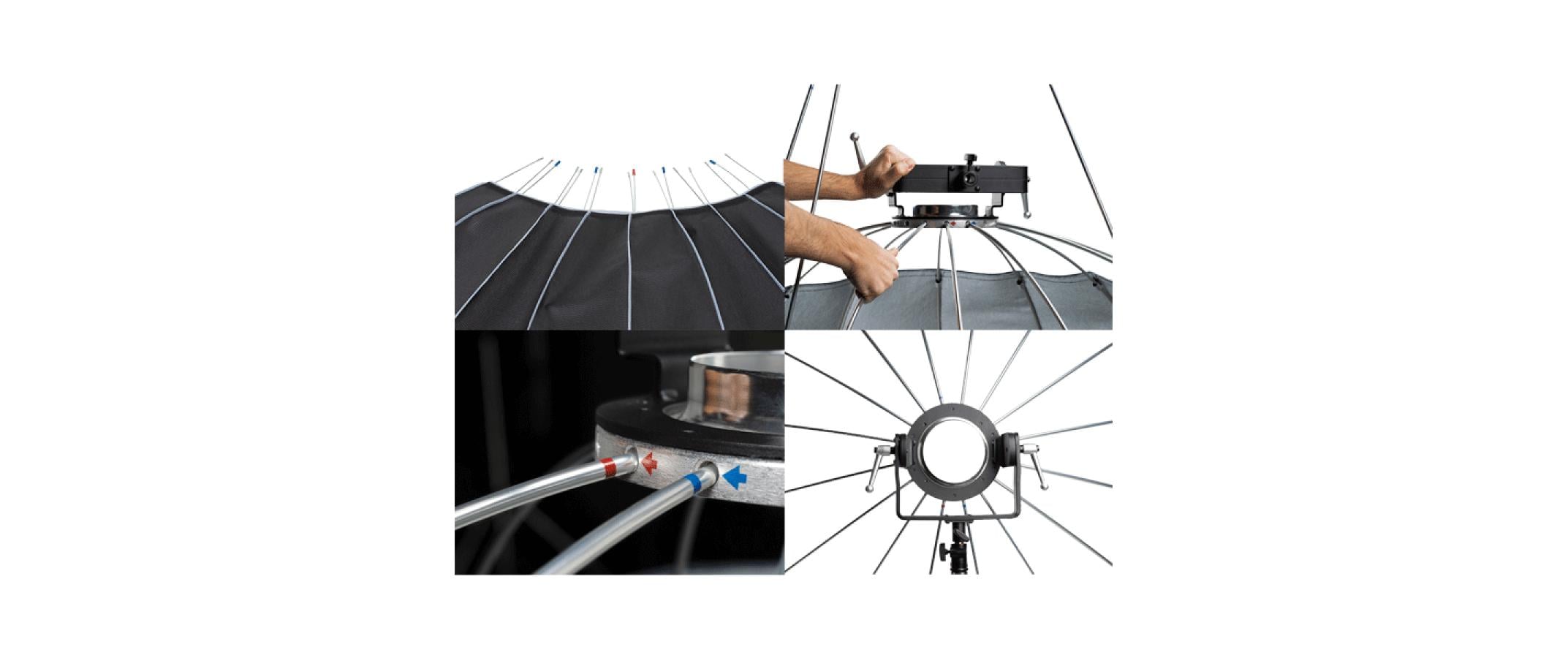 Softbox Litemotiv OCTA Ø 190 cm<br>Geben Sie Ihrem Licht eine klare Richtung