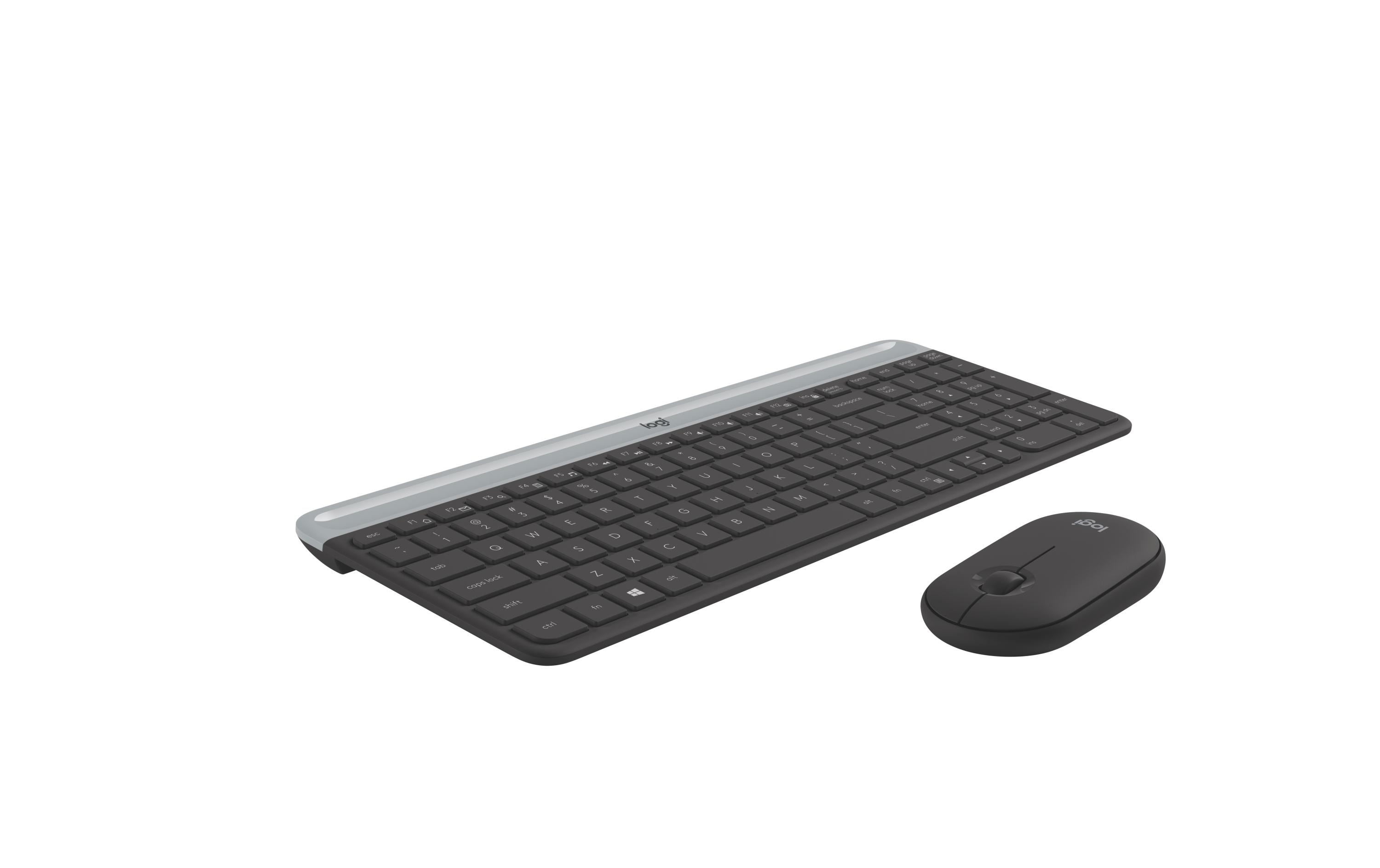 Tastatur-Maus-Set MK470 GraphiteKompaktes, kabelloses Tastatur-Maus-Set