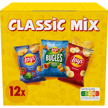 Lay's Classic Mix Multipack Chips 12 x 27,5 gr