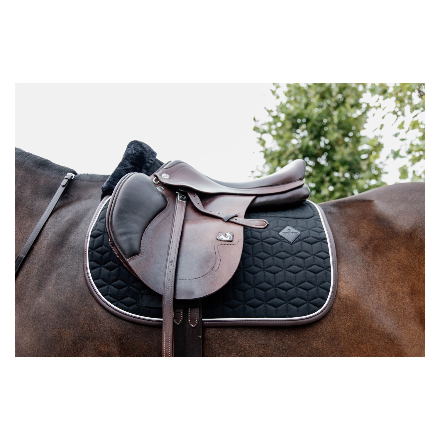 KENTUCKY Saddle Pad Skin Friendly - black