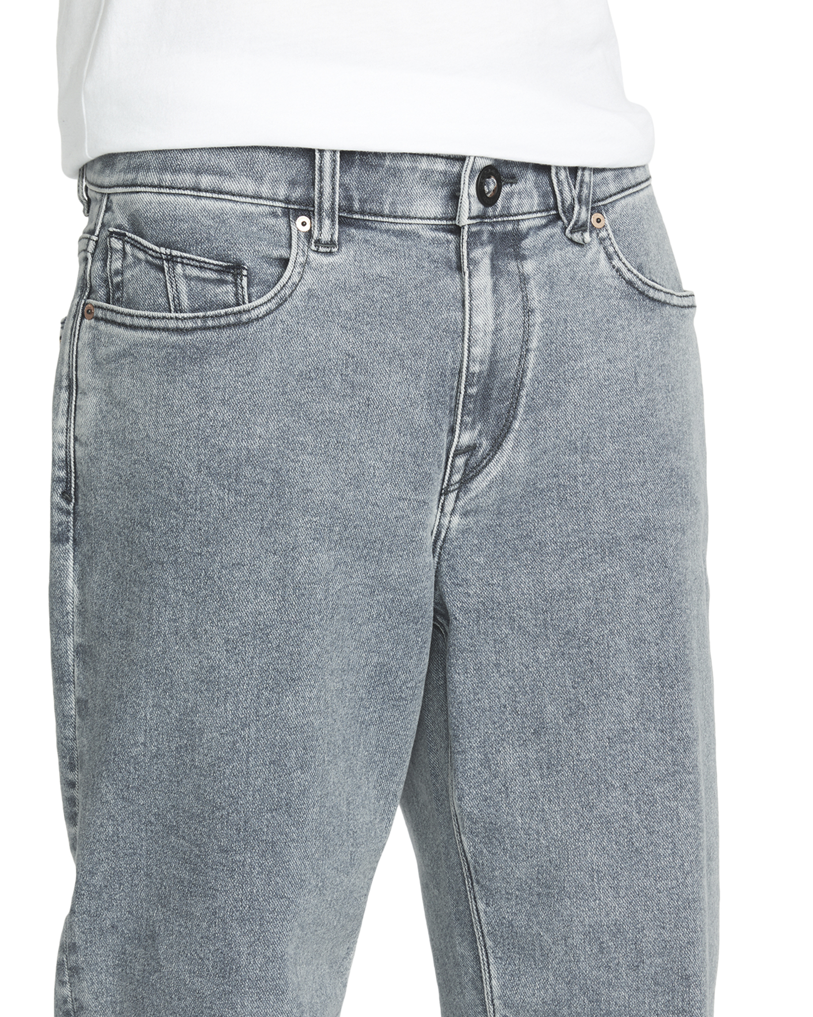 Volcom Modown Tapered Denim Ash Blue